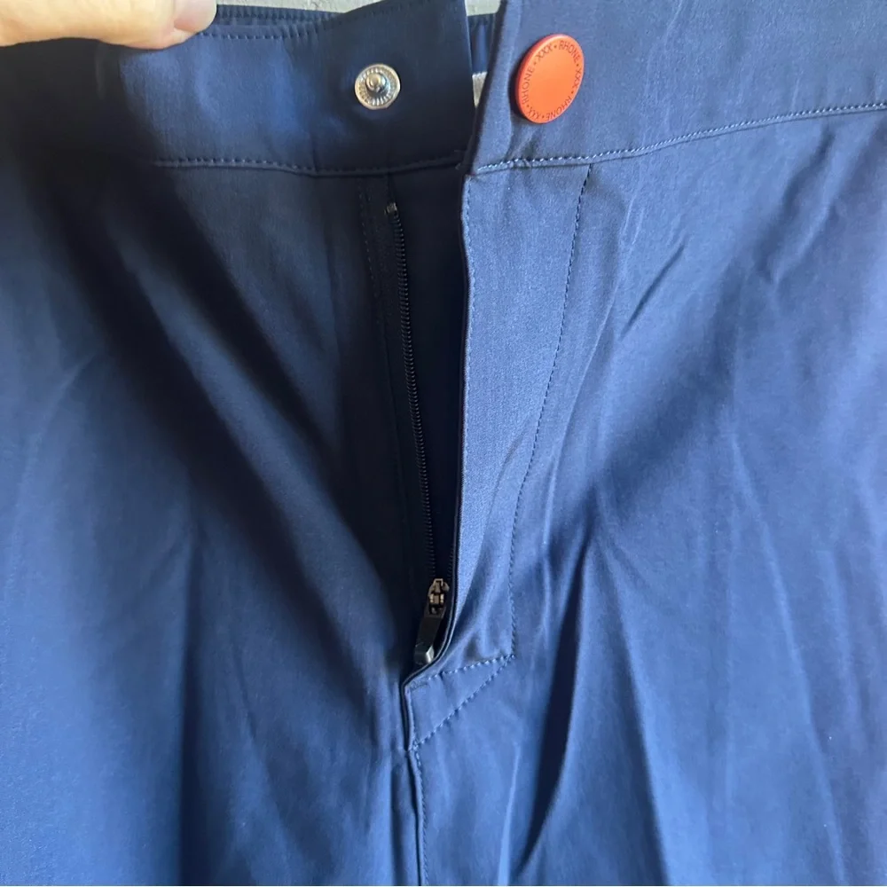 NWT Rhone Barrier Swim Shorts Navy and Orange Sz XXL 6” Inseam‎ Standard Fit